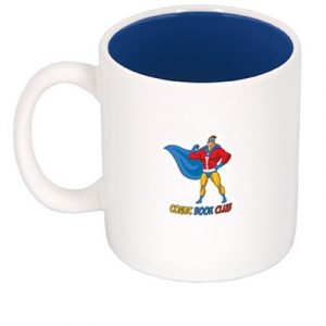 450 Ml. (15 Fl. Oz.) ‘C’ Handle Two-Tone Ceramic Mug
