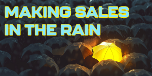 TURN EVERY DOWNPOUR INTO A WALKING BILLBOARD