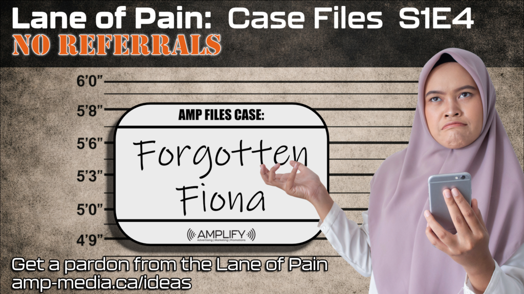 Lane of Pain:  No Referrals
