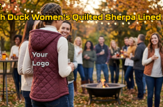 Tough Duck Women’s Quilted Sherpa Lined Vest
