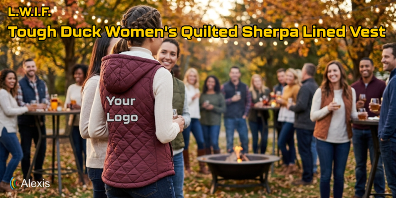 Tough Duck Women’s Quilted Sherpa Lined Vest